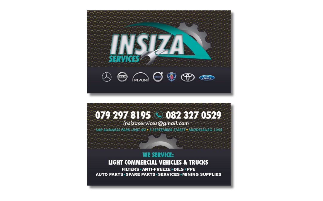 Insiza Services Business Card