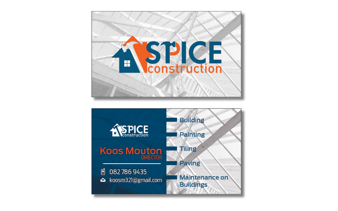 Spice Construction Business Card