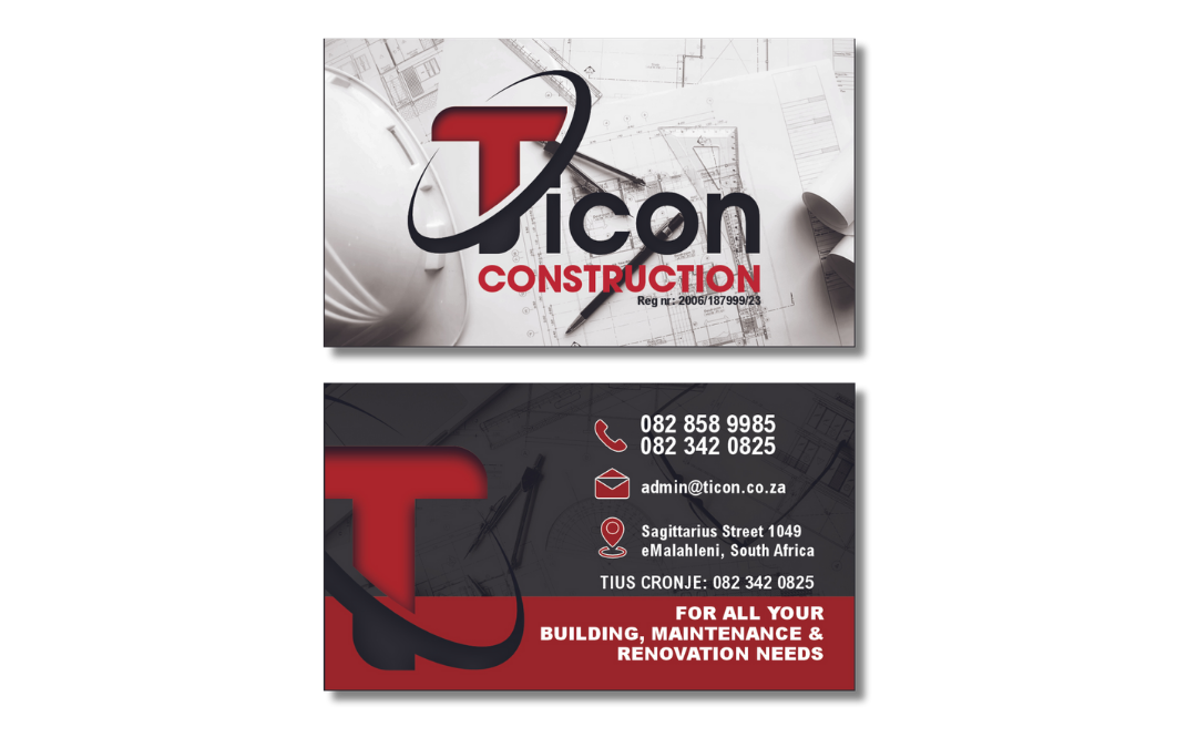 Ticon Construction Business Card