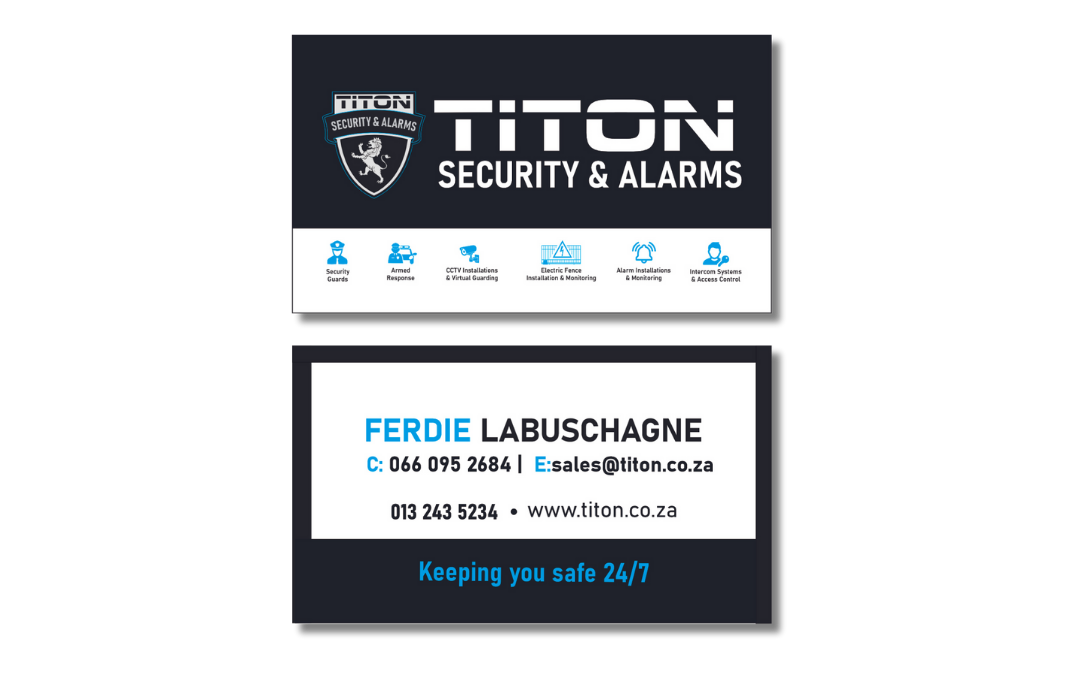 Titon Security Business Card